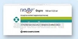 GIZAAR FORTE 0,1/0,0125 tabletkalari N28