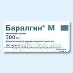 BARALGIN M 0,5 tabletkalari N100