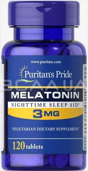 Melatonin 3 mg 120 Tablets Puritan's Pride