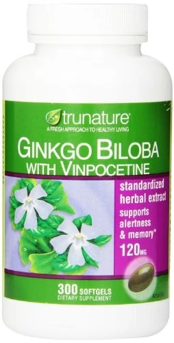 Бад для мозга и памяти Ginkgo Biloba Trunature (300 капсул)