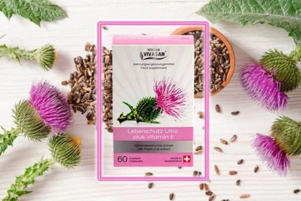 Ультра-защита печени с расторопшей Vivasan, Швейцария