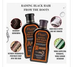 Disaar Ottenochniy shampun ot sedini s keratinom Keratin Hair Black Shampoo 400 ml
