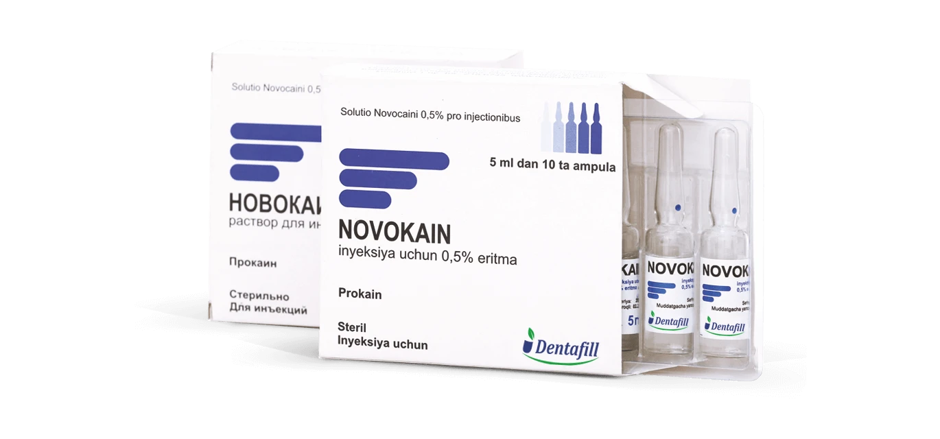 НОВОКАИН раствор для инъекций 5мл 0,5% N10