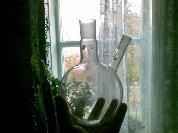 Колба двугорлая КГУ-2-1-1000-29/32 б/шлифа