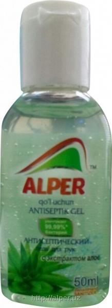 Антисептический гель для рук "Alper алоэ" 50 мл