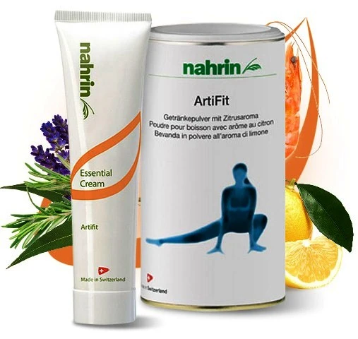 Krem bo'g'inlar uchun Artifit Swiss Nahrin, Shveysariya