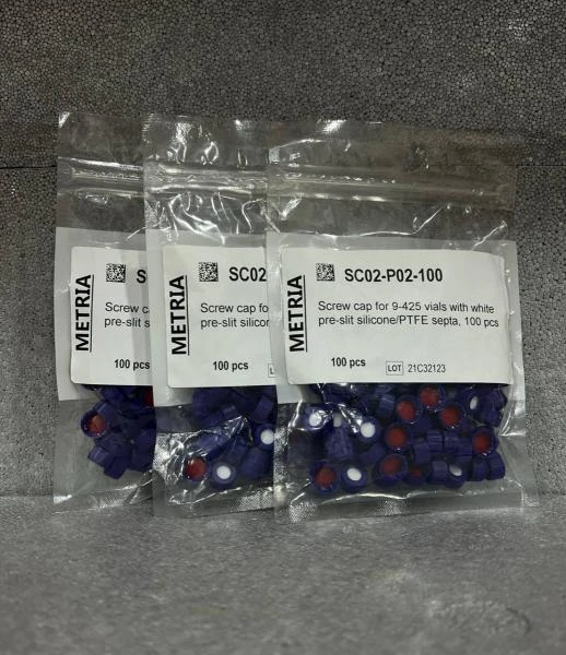 Виала для хроматографии винтовая SVP2-C02-100+SC02-P02-100, 12 x 32 мм, 2 мл, с винтовой крышкой