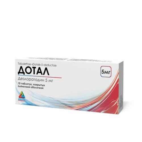 DOTAL tabletkalari 5mg N10