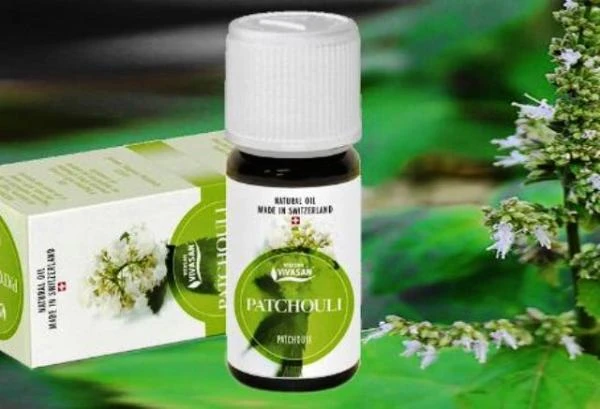 Efirnoe maslo Pachuli singapurskogo Vivasan, Shveysariya
