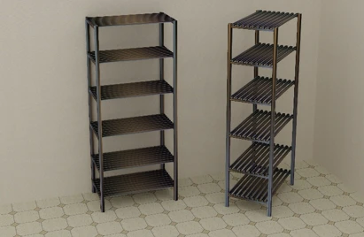 Стеллаж металический 900*600*2000 мм, модель 3