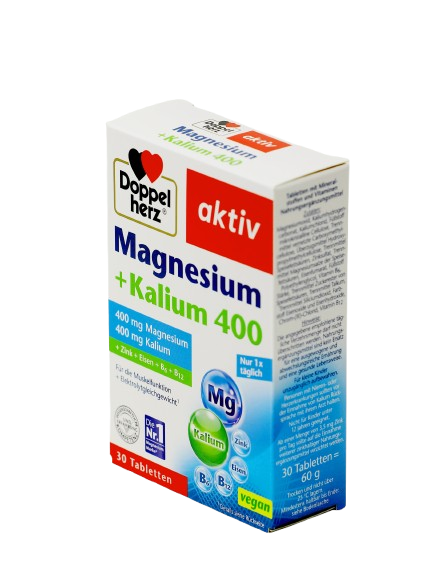DOPPELGERS AKTIV MAGNIY+KALIY 400 tabletkalari N30