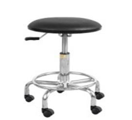 Винтовой кожанный стул SKE015