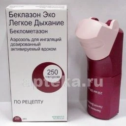 BEKLAZON EKO LEGKOE DIXANIE aerozol 250mkg 200 doz