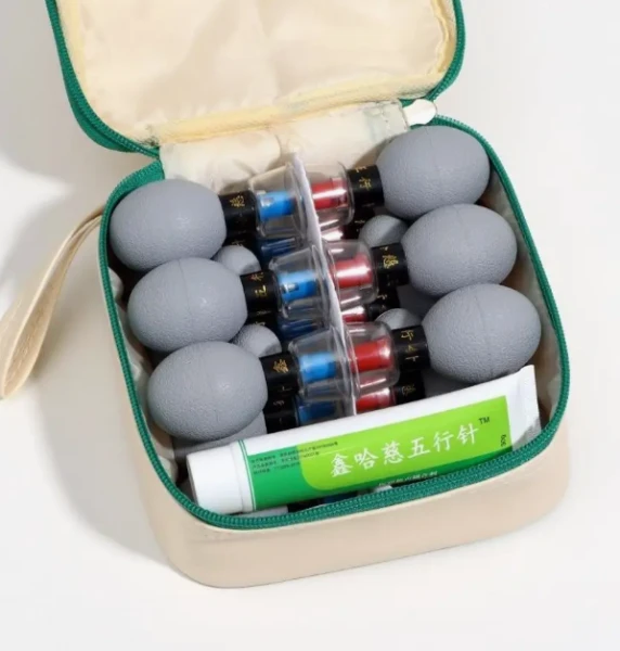 Keng qamrovli davolanish uchun akupunktur ta'siriga ega magnitli so'rg'ichlar