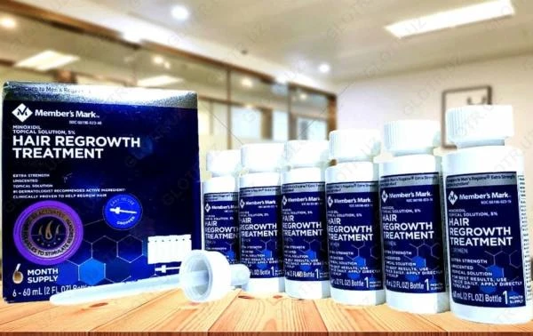 Preparat dlya rosta volos i borodi "Minoxidil Member's Mark"