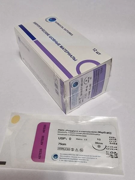 Mononit xirurg. PGCL (Polyglyco e-caprolactone (Mepfil-MO).