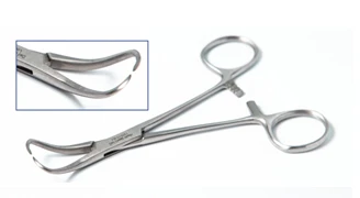 100 mm ratchet bilan jarrohlik zig'ir uchun qisqich