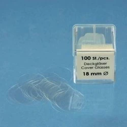 Покровные стекла, круглые