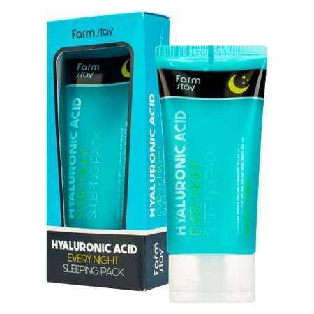 Ночная маска с гиалуроновой кислотой hyaluronic acid every night sleeping pack 5517 FarmStay (Корея)