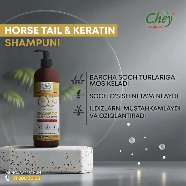 Keratinli shampuni Horse tail & Keratin