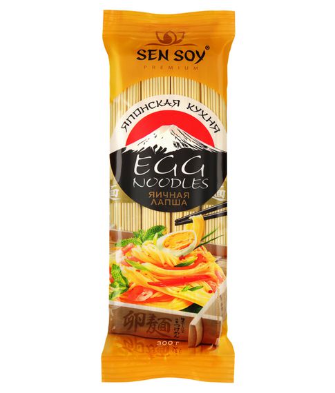 Yaichnaya lapsha Egg Noodles Premium Sen Soy, 300 g