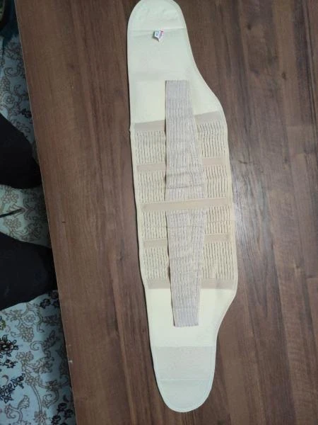Ortopedik korset belbog'i churra bilan orqa uchun