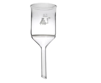 Воронка Бюхнера из боросиликатного стекла 500 мл - пористость G-1