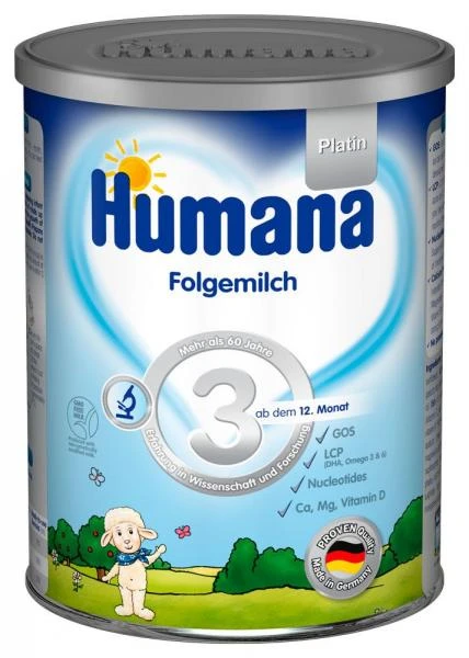 Humana Platin 3 Posleduyushaya smes 350 gr