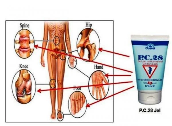 Гель для суставов P.C.-28 Vivasan, Швейцария