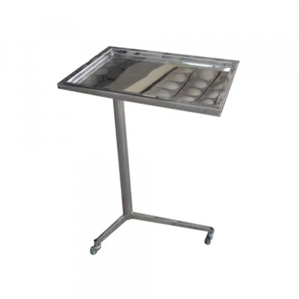 Stol dlya med instrumentov k     
        operasionnomu stolu (nerj)  TM 1023