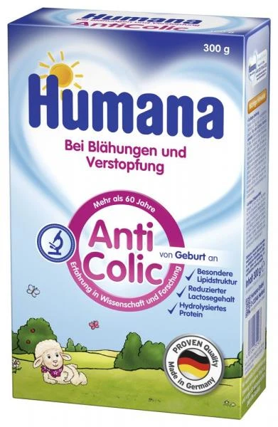 HUMANA ANTICOLIC 300 гр Специальное питание для детей