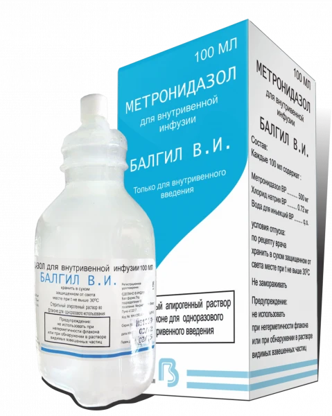 БАЛГИЛ В.И. раствор для инфузий 100мл 500мг/100мл