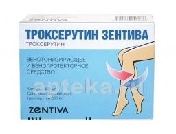 TROKSERUTIN ZENTIVA 0,3 kapsulalar N30
