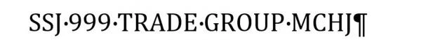 SSJ 999 TRADE GROUP