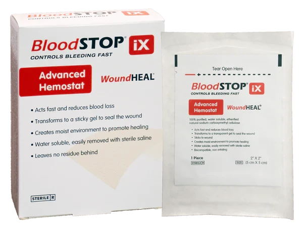 Изделие гемостатическое абсорбирующее BloodSTOP®iX 2" х 14" (5 cm x 35 cm) №1 США