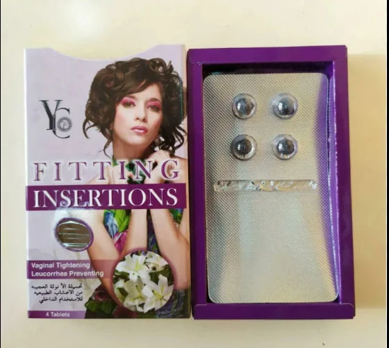 Fitting insertions-ayollar gigienasi kapsulalari (leykoreyani davolash uchun)