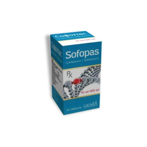SOFOPAS tabletkalari 400mg/90mg N28