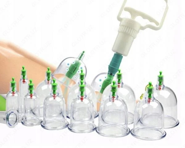 Vakuum qutilari massaj va hijama uchun