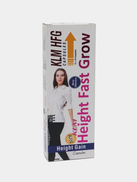 Height Fast Grow balandligi o'sishi uchun vitamin to'plami, 60 kapsula (bir oy ichida super o'sish)