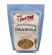 Гранола с яблоком и голубикой