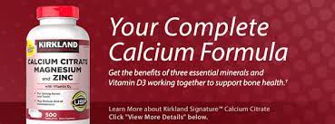 Цитрат кальция, магнезия и цинк Kirkland Signature Kirkland Calcium citrate magnesium zinc (500 шт.)