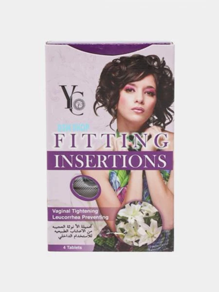 Tamponi jenskie YC FITTING INSERTIONS, 4 dona