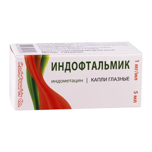 INDOFTALMIK ko'z tomchilari 5ml 1mg/ml N1