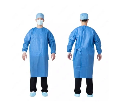 Стерильные халаты с манжетами