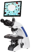 Тринокулярный микроскоп модели N-300M (с MD101, 5.0M, экран 11”)