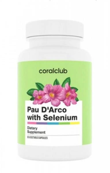 Натуральный растительный антибиотик Coral Club  Кора муравьиного дерева с селеном