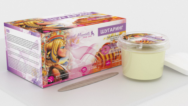 Kleopatra retseptida shugaring qilish uchun yumshoq pasta