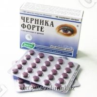 Ko'rish uchun vitamin va ruxli Chernika-Forte