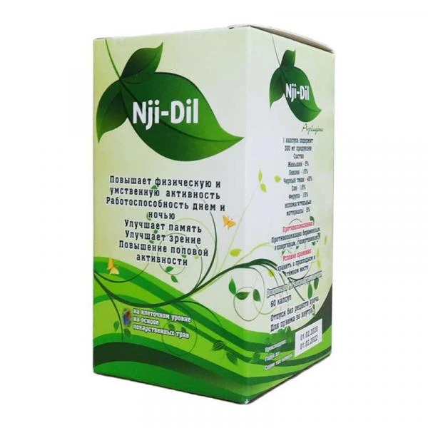 Препарат для улучшения памяти и мозговой деятельности Nji Dil