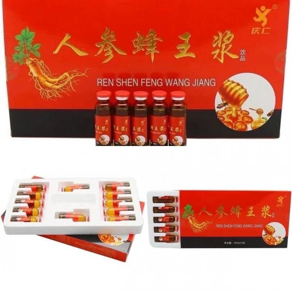 Маточное молочко с женьшенем Ren shen Feng Wang Jiang